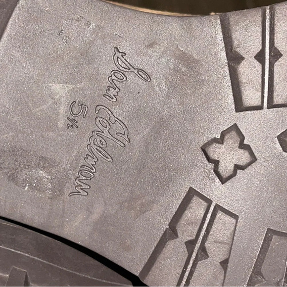 SAM EDELMAN Junip Combat Boot Women’s 5.5 Buckle Strap Lace Up Tan Suede Chunky - Picture 8 of 8